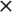 Cross icon